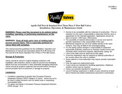 Apollo 83 Series Installation, Operation, Maintenance Manual