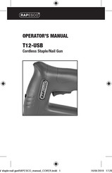 Rapesco Hobby 53-13EL Operator's Manual