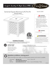 Fire Sense Somerset 63459 Manual
