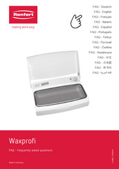 Renfert Waxprofi Faq