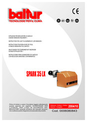 baltur SPARK 35 LX Instructions Manual