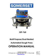 Somerset SEP-760 Operation Manual