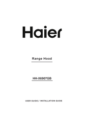 Haier HH-X6907GB User Manual / Installation Manual