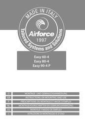 AIRFORCE Easy 60-4 Instruction On Mounting And Use Manual