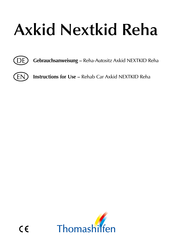 Thomashilfen Axkid Nextkid Reha Instructions For Use Manual