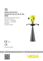 Vega VEGAPULS SR68 Safety Instruction