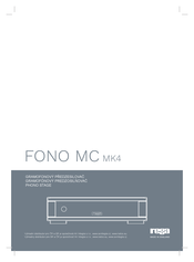 Rega FONO MC MK4 User Manual