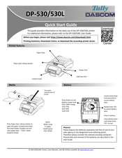 Tally Dascom DP-530L Quick Start Manual