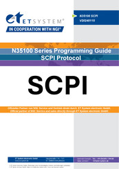 Et system N35100 Series Programming Manual