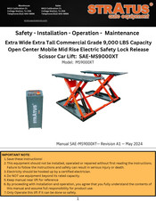 Stratus SAE-MS9000XT Safety, Installation, Operation, Maintenance