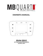 MB QUART RVM-35V1 Owner's Manual