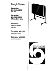 Bang & Olufsen Beovision MX3500 Service Manual