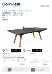 Cornilleau ORIGIN MEDIUM Assembly Instruction Manual