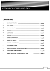 GGM gastro 30KB-G Manual