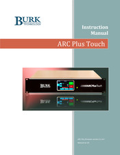 BURK Technology ARC Plus Touch Instruction Manual