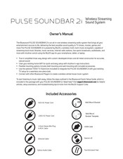 Bluesound PULSE SOUNDBAR 2i Quick Setup Manual