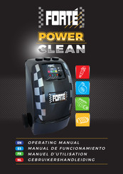 Forte POWER CLEAN Operating Manual