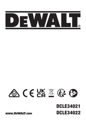 DeWalt DCLE34021D1 Original Instructions Manual