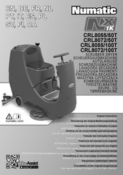 Numatic NX 1K CRL8072/100T Original Instructions Manual