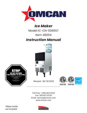 Omcan IC-CN-0089ST Instruction Manual