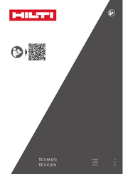 Hilti TE 3-C01 Manual