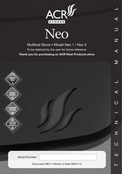 ACR STOVES Neo 1C Technical Manual