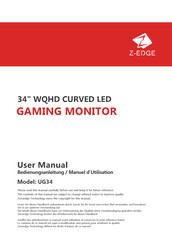 Z-EDGE UG34 User Manual