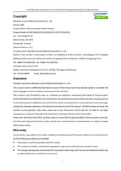Comen N12C Operating Instructions Manual
