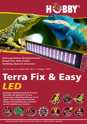 DOHSE AQUARISTIK HOBBY Terra Fix & Easy LED Operating	 Instruction