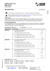 Lenord+Bauer GEL 6113 Assembly Note