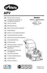 Ariens APV 995303 Owner's/Operator's Manual