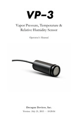 Decagon Devices VP-3 Operator's Manual