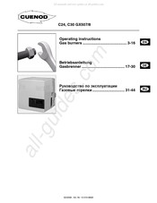 Cuenod C30 Operating Instructions Manual