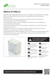 CP Electronics MWS1A-IP-PRM-LV Installation Manual
