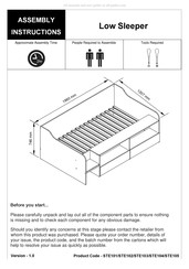 Julian Bowen STE101 Assembly Instructions Manual