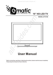 Ematic ETV190 User Manual