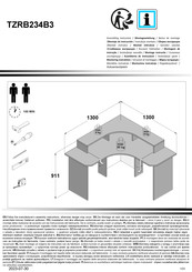Forte TZRB234B3 Assembling Instruction