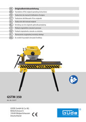 GÜDE 55377 Translation Of The Original Operating Instructions