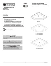 Delta Foundations B111306-3232-WH Manual