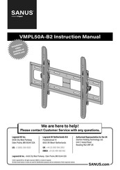 LEGRAND SANUS VMPL50A-B2 Instruction Manual