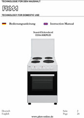 Pkm EH4-50KPGD Instruction Manual
