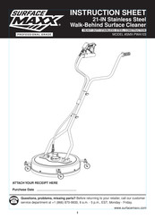 SurfaceMaxx SMX-PWA103 Instruction Sheet