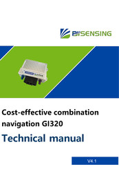 BW SENSING GI320 Technical Manual
