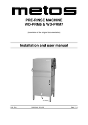 Metos WD-PRM6 Installation And User Manual