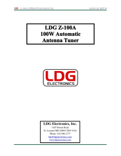LDG Z-100A Operation Manual