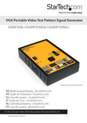 StarTech.com VGPATTERN Manual