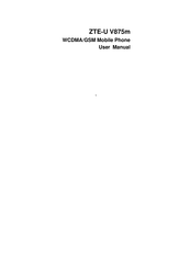 ZTE-U V875m User Manual