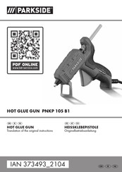 Parkside 373493 2104 Translation Of The Original Instructions