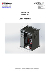 Wahlberg 245 User Manual