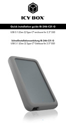 Icy Box IB-246-C31-G Quick Installation Manual